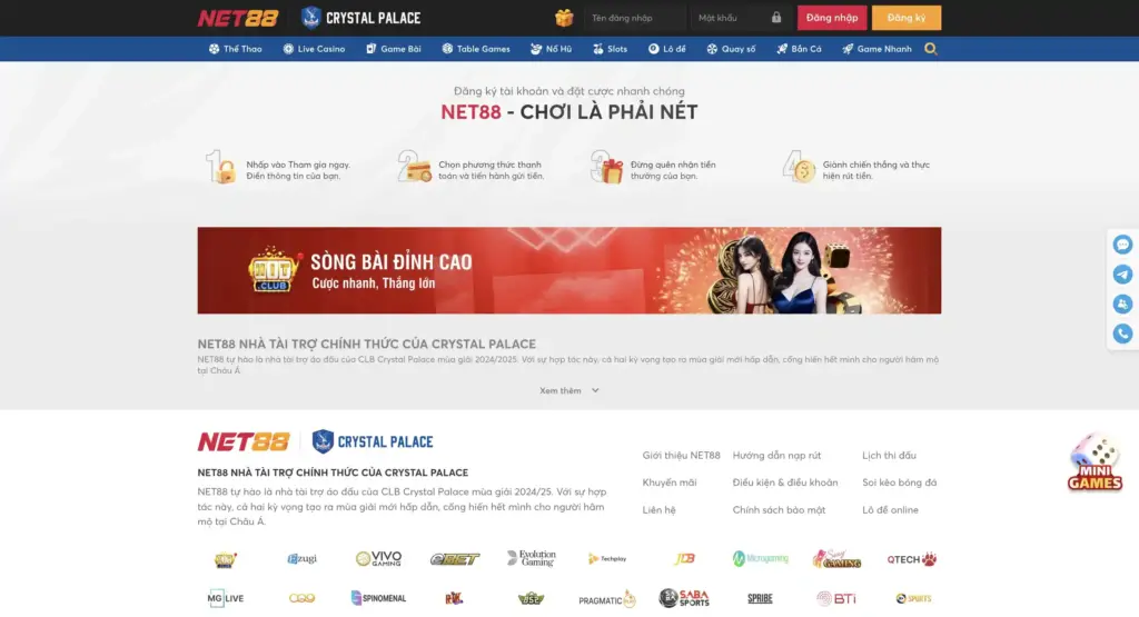 NET88 – Điểm đến hàng đầu cho người mê cá cược chuyên nghiệp 2 Giao dịch siêu tốc, bảo mật tuyệt đối